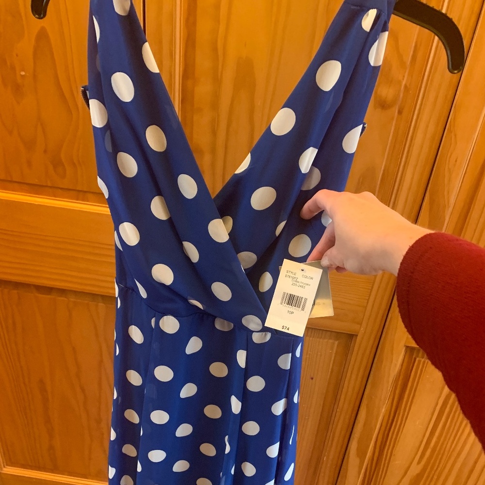 Danny and Nicole polka dot dress - new